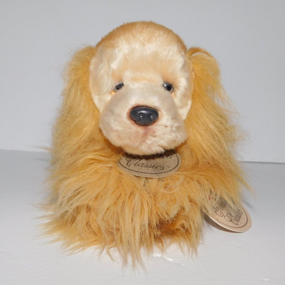Russ Yomiko Cocker Spaniel Plush Laying Dog Stuffed NEW w Tag Classics 10"